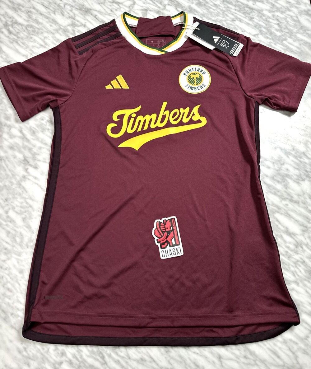Adidas MLS Portland Timbers 2024 Archive Soccer Jersey Women's Medium IM5463 NEW